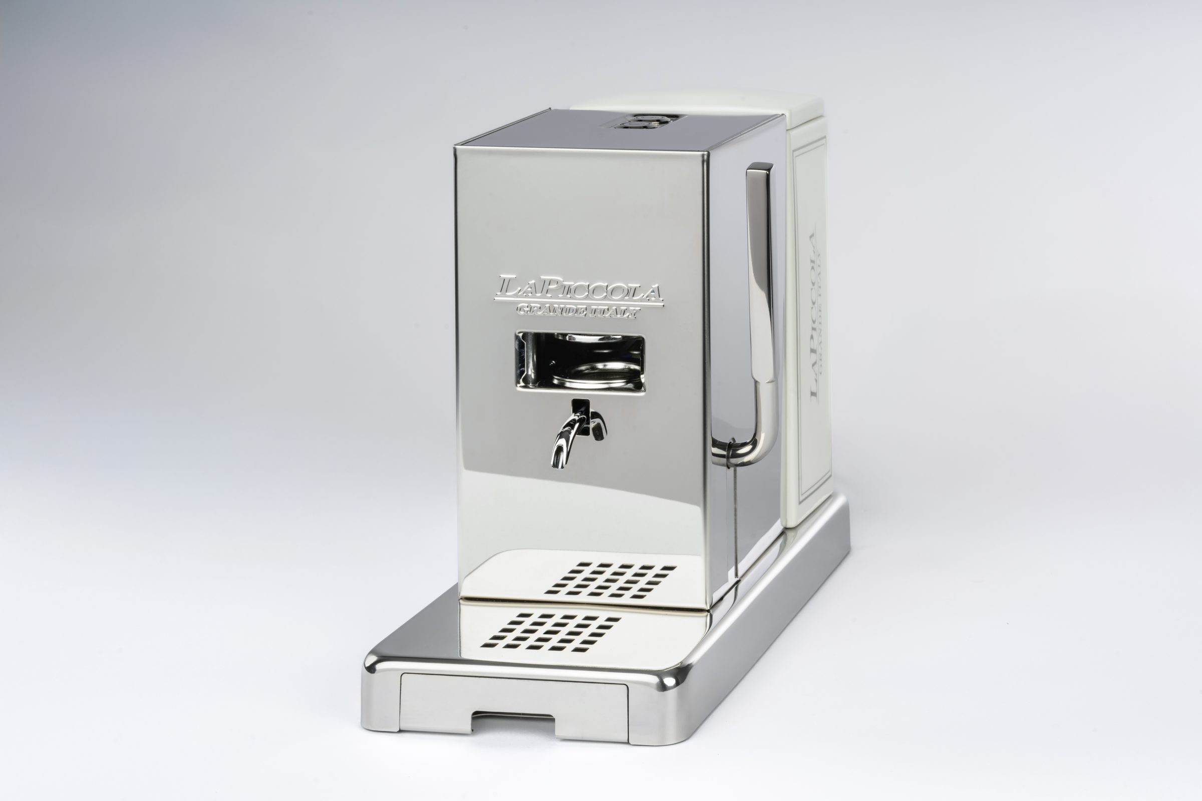 Macchina per caffè La Piccola doppia lucidatura, vista frontale